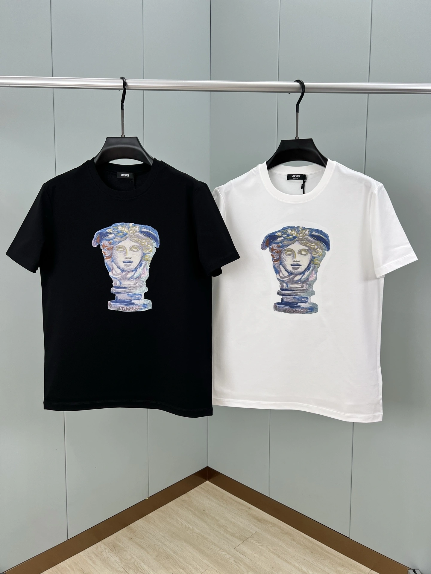 wg.luxury- V5rs135 MEDUSA GALLERY embroidery Cotton 2colour item:E-F054C1707-2